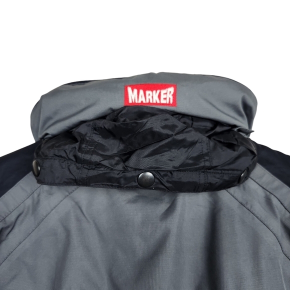 Marker Gray Ski Winter Snowboard Jacket Men's Size Medium - Picture 7 of 11